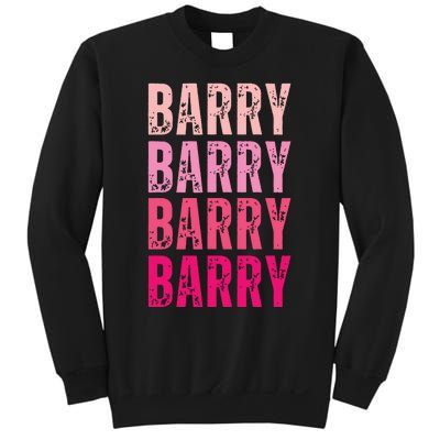 Personalized Name Barry I Love Barry Sweatshirt