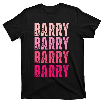 Personalized Name Barry I Love Barry T-Shirt