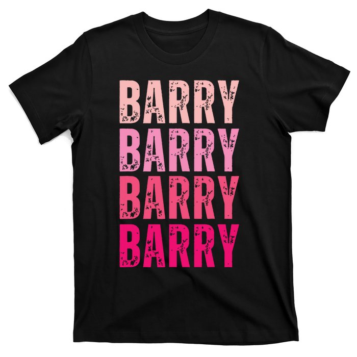 Personalized Name Barry I Love Barry T-Shirt