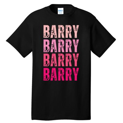 Personalized Name Barry I Love Barry Tall T-Shirt