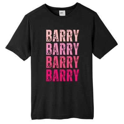 Personalized Name Barry I Love Barry Tall Fusion ChromaSoft Performance T-Shirt