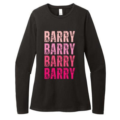 Personalized Name Barry I Love Barry Womens CVC Long Sleeve Shirt