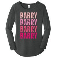 Personalized Name Barry I Love Barry Women's Perfect Tri Tunic Long Sleeve Shirt