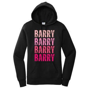 Personalized Name Barry I Love Barry Women's Pullover Hoodie