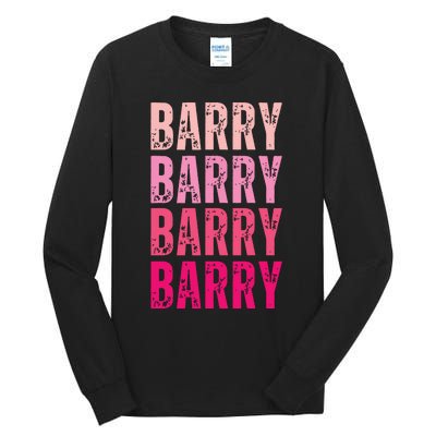 Personalized Name Barry I Love Barry Tall Long Sleeve T-Shirt