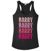 Personalized Name Barry I Love Barry Ladies PosiCharge Competitor Racerback Tank