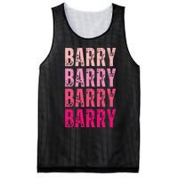 Personalized Name Barry I Love Barry Mesh Reversible Basketball Jersey Tank