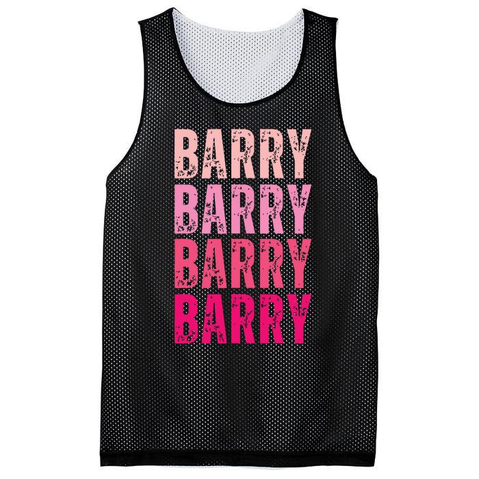 Personalized Name Barry I Love Barry Mesh Reversible Basketball Jersey Tank