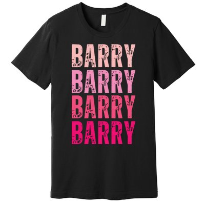 Personalized Name Barry I Love Barry Premium T-Shirt