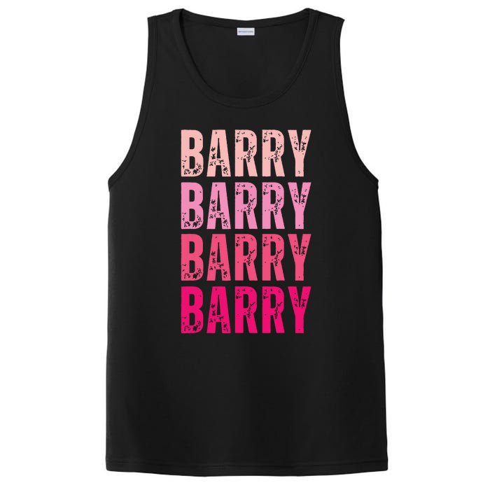 Personalized Name Barry I Love Barry PosiCharge Competitor Tank