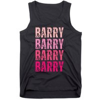 Personalized Name Barry I Love Barry Tank Top