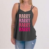 Personalized Name Barry I Love Barry Women's Strappy Tank