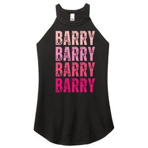 Personalized Name Barry I Love Barry Women's Perfect Tri Rocker Tank