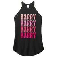 Personalized Name Barry I Love Barry Women's Perfect Tri Rocker Tank