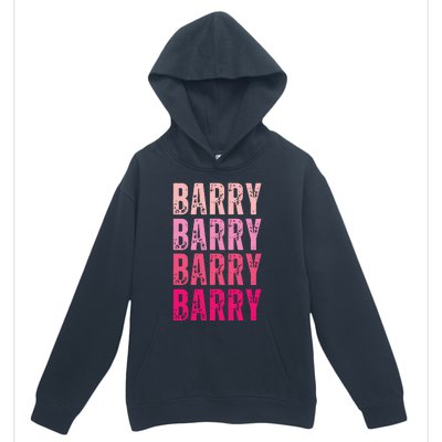 Personalized Name Barry I Love Barry Urban Pullover Hoodie