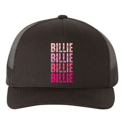 Personalized Name Billie I Love Billie Yupoong Adult 5-Panel Trucker Hat