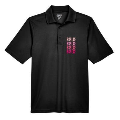 Personalized Name Billie I Love Billie Men's Origin Performance Pique Polo