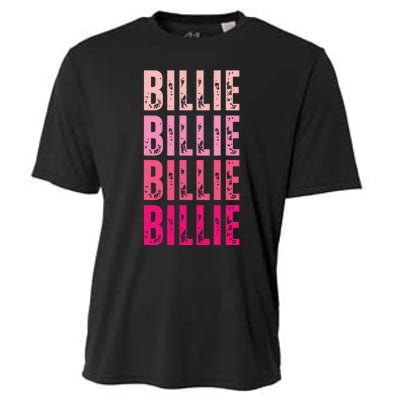 Personalized Name Billie I Love Billie Cooling Performance Crew T-Shirt