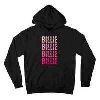 Personalized Name Billie I Love Billie Hoodie