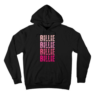 Personalized Name Billie I Love Billie Hoodie