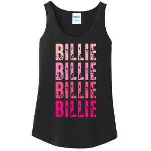 Personalized Name Billie I Love Billie Ladies Essential Tank