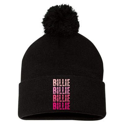 Personalized Name Billie I Love Billie Pom Pom 12in Knit Beanie