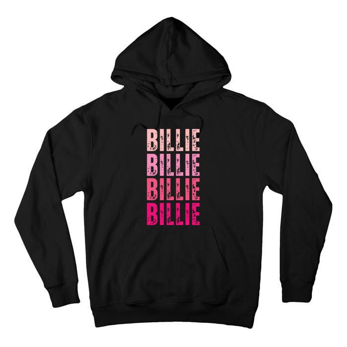 Personalized Name Billie I Love Billie Tall Hoodie