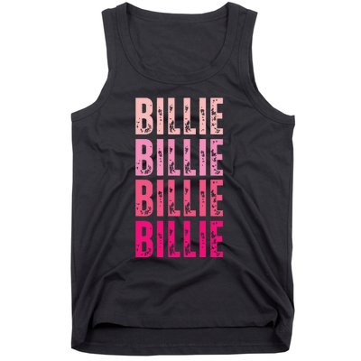 Personalized Name Billie I Love Billie Tank Top