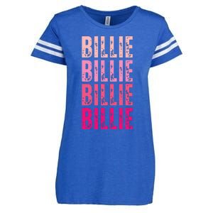 Personalized Name Billie I Love Billie Enza Ladies Jersey Football T-Shirt