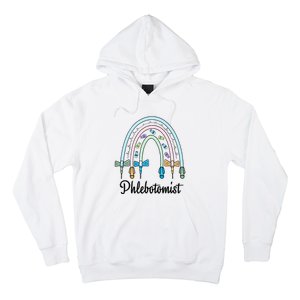 Phlebotomist Nurse Butterflies Needle Rainbow Phlebotomy Nurse Lab Week Hoodie