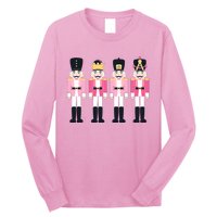 Pink Nutcracker Ballet Vintage Christmas Nutcracker Long Sleeve Shirt