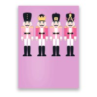 Pink Nutcracker Ballet Vintage Christmas Nutcracker Poster