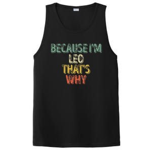 Personalized Name Because IM Leo ThatS Why PosiCharge Competitor Tank