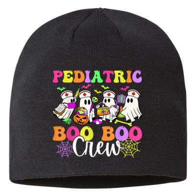 Pediatric Nurse Booboo Crew Ghost Nurse Halloween Costume Sustainable Beanie