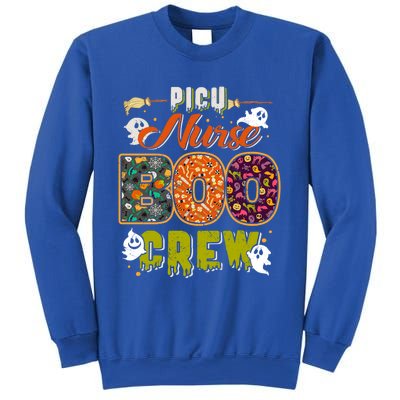 Picu Nurse Boo Crew Rn Squad Halloween Matching Fun Meaningful Gift Sweatshirt