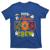 Picu Nurse Boo Crew Rn Squad Halloween Matching Fun Meaningful Gift T-Shirt