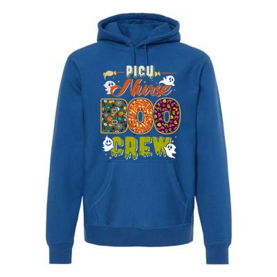 Picu Nurse Boo Crew Rn Squad Halloween Matching Fun Meaningful Gift Premium Hoodie