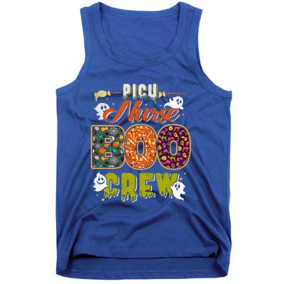 Picu Nurse Boo Crew Rn Squad Halloween Matching Fun Meaningful Gift Tank Top