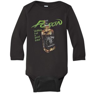 P.O.I.S.O.N Nothin But A Good Time Baby Long Sleeve Bodysuit