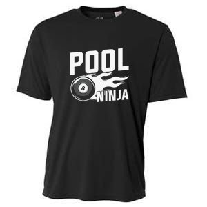 Pool Ninja Billiards Dad Gift For Father’s Day Cooling Performance Crew T-Shirt