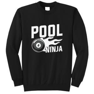 Pool Ninja Billiards Dad Gift For Father’s Day Sweatshirt