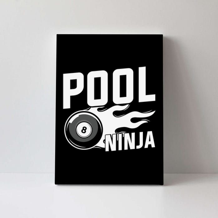 Pool Ninja Billiards Dad Gift For Father’s Day Canvas