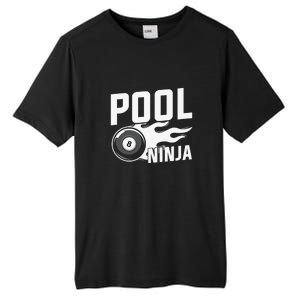 Pool Ninja Billiards Dad Gift For Father’s Day Tall Fusion ChromaSoft Performance T-Shirt