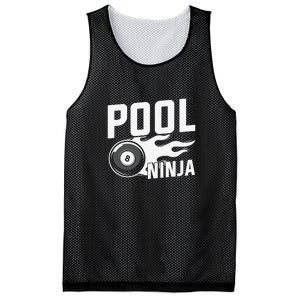 Pool Ninja Billiards Dad Gift For Father’s Day Mesh Reversible Basketball Jersey Tank