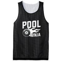 Pool Ninja Billiards Dad Gift For Father’s Day Mesh Reversible Basketball Jersey Tank