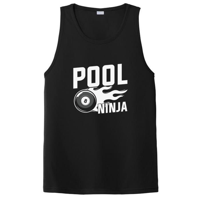 Pool Ninja Billiards Dad Gift For Father’s Day PosiCharge Competitor Tank