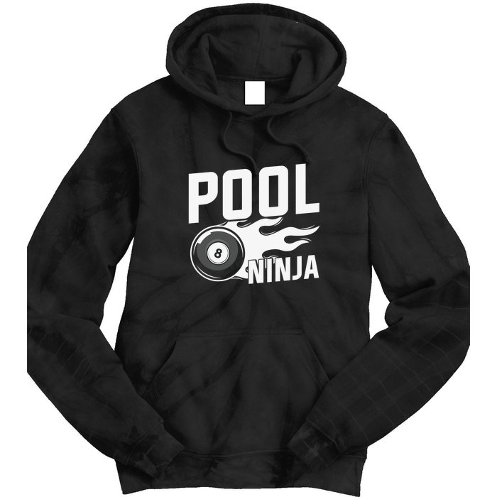 Pool Ninja Billiards Dad Gift For Father’s Day Tie Dye Hoodie