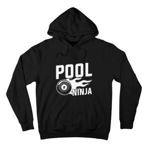 Pool Ninja Billiards Dad Gift For Father’s Day Tall Hoodie