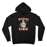 Peds Nurse Boo Crew Retro Halloween Pediatric Nurse Tall Hoodie