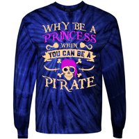 Pirate Night Costume For A Lover Of Caribbean Pirate Nights Tie-Dye Long Sleeve Shirt